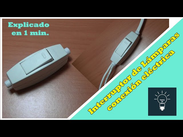 Vídeo relacionado con AXFEE 1 Pieza Interruptor Lampara Torpedo, 6A 250V Interruptor de Alimentación en Línea, Interruptor de Cable en Línea Botón, para electrodomésticos pequeños o lámparas, Blanco