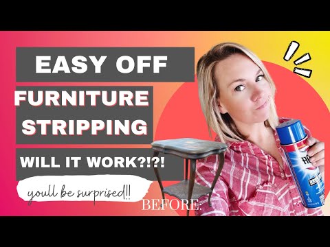 Stripping Furniture with Oven Cleaner : An Honest Review