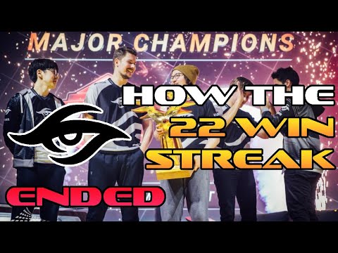 This is how Team Secret were defeated and lost their 22 Win streak!
