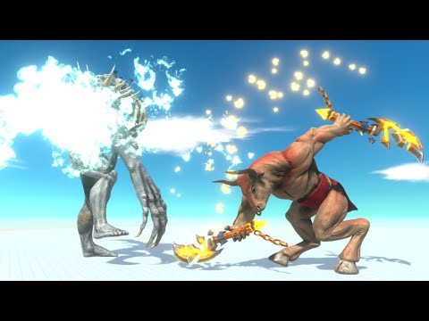 Dual Wielding Minotaur vs Every Unit (with HP) - Animal Revolt Battle Simulator