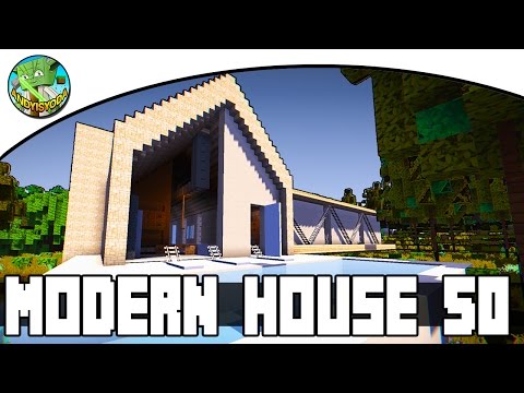 Minecraft Creative Inspiration: Modern House 50