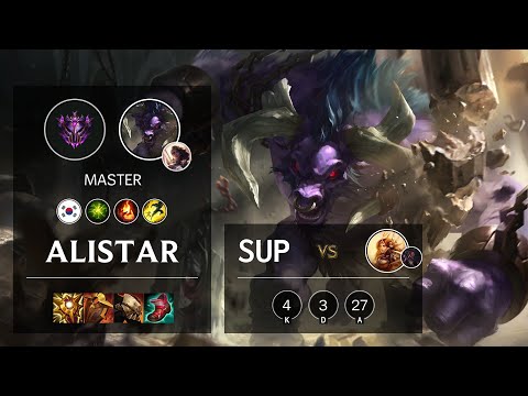 Alistar Support vs Leona - KR Master Patch 11.13