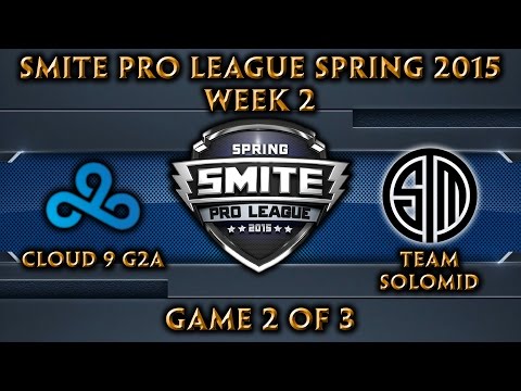 Smite Pro League: NA Week 2 - Cloud 9 g2a vs. Team SoloMid (Game 2 of 3)