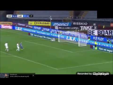 Empoli Lazio 1-2 anticipo 25esima giornata di serie A 18/02/17