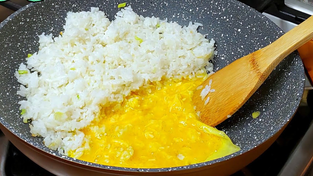 Egg fried Rice Recipe 2 - Eggs and Day Old Rice