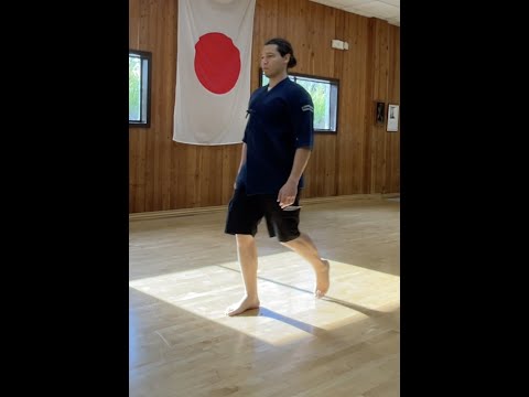 Kendo footwork and walking. #kendo #剣道 #shorts