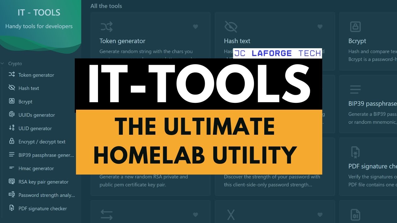 IT-Tools: This FREE Tech Toolkit Will Blow Your Mind!