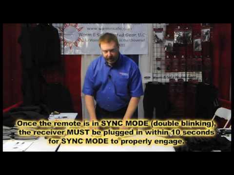 Syncing the New Warm n' Safe Remote Heat Controller