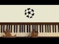 UEFA Champions League Anthem Piano Cover with Separate Tutorial