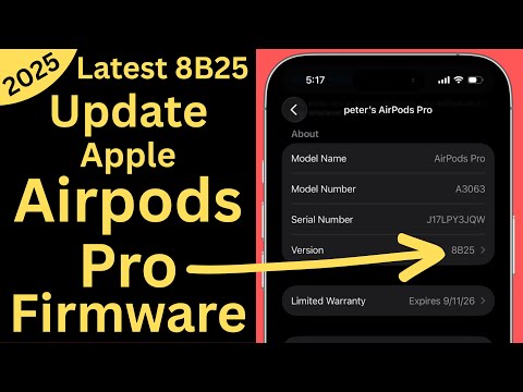 How to Update Airpods Pro 3 Firmware: 8B25 Install Latest Software Update in 2026