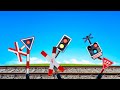 Unique Railroad Crossing