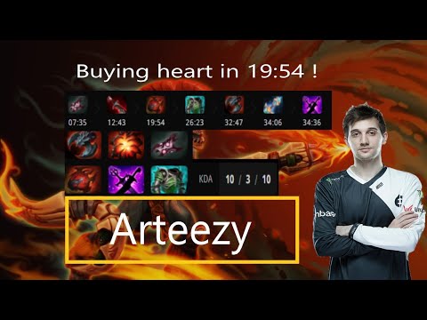 Arteezy Huskar Carry Gameplay Patch 7.31 - Dota 2 Full Game Player Perspective !