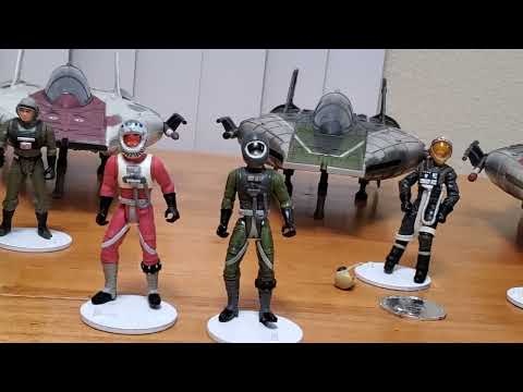 Hasbro/Kenner A-Wing Pilot Comparison