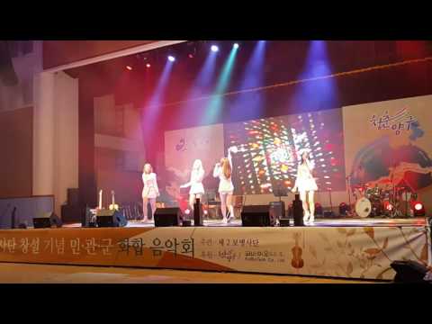 K-pop 걸그룹 리브하이 (LiveHigh) 161012 노도부대공연 해피송