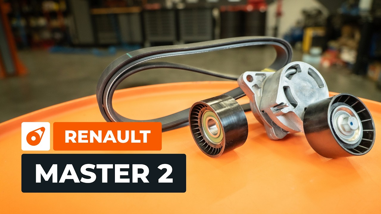 Hosszbordás szíj-csere Renault Master 2 van gépkocsin – Útmutató