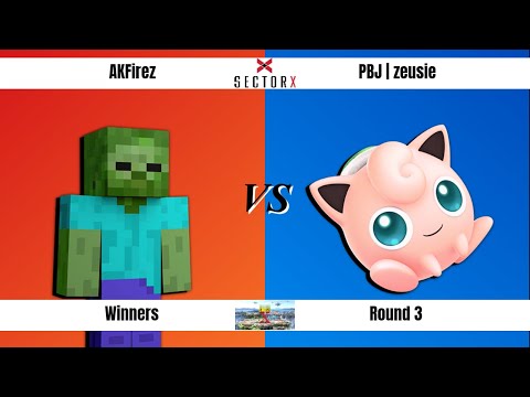 #SmashX1 Winners Round 3 ➤ AKFirez vs. PBJ  zeusie 【#SmashUltimate Singles】