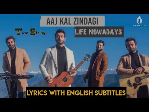 Aaj Kal Zindagi x Ek Udaan | Roobaroo Roshani | Twin Strings | Cover | Lyrics | Visionistan