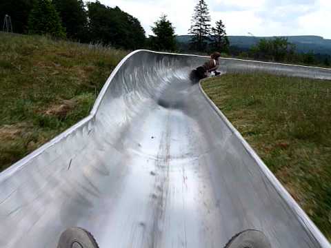 Sommerrodelbahn Hoherodskopf 15 mei 2011 Onride zonder lift