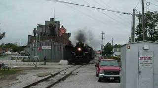 preview picture of video 'NKP 765 though Medina, OH to CVSR 9/7/2011'