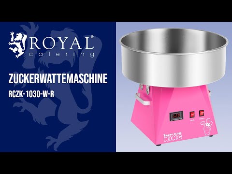 Video - Zuckerwattemaschine - 52 cm - pink