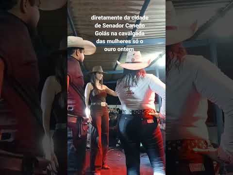 diretamente de Senador Canedo Goiás na cavalgada das mulheres ontem