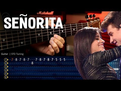 SEÑORITA - Shawn Mendes, Camila Cabello Guitar Tutorial | Cover Guitarra Chrstianvib