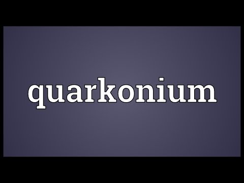 Quarkonium Meaning