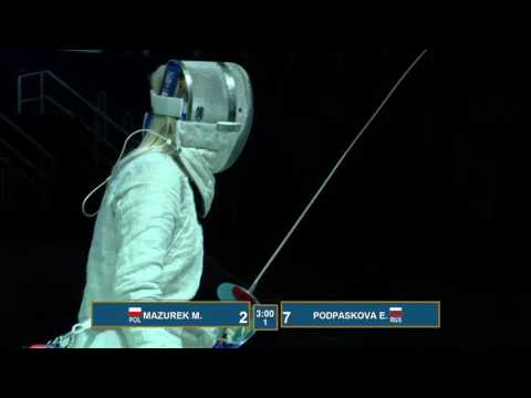 1/2 MAZUREK M. - PODPASKOVA E. Black sea cup / women's individual (Final)