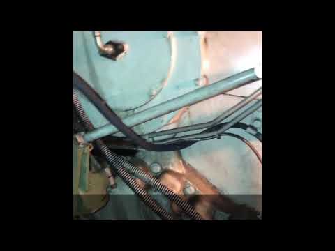 Class 57 EMD 645 engine start and slow motion rocker gear