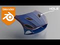 How To Easily Cut Holes On Cars Blender Car Modeling Tutorial