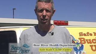 Bear River Health Department car seat safety check