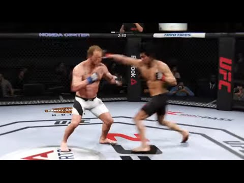 Bruce Lee vs. Gray Maynard (EA Sports UFC 2) - CPU vs. CPU