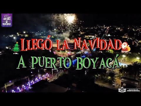 🌟 Así se ve la magia de nuestra Navidad en #PuertoBoyacá 🧑🏻‍🎄🎄