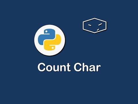 count occurrencies of a char in python 