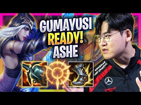 GUMAYUSI IS READY TO PLAY ASHE! - T1 Gumayusi Plays Ashe ADC vs Jhin! | Season 2024