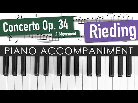 Violin Concerto 34 (Piano Version) 3rd Movement Piano Performance Video