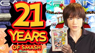 Super Smash Bros. Turns 21 Years Old in Japan! Sakurai's Brief Comment on the Milestone!