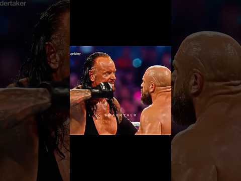 "THE GAME MEETS THE PHENOM : Triple’H vs The Undertaker's Final Chapter"💀#wwe #wrestling #shorts