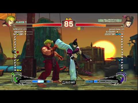 SPRUCE123 [Ken] vs. good-time_01 [Juri] | SSF4 Classic Ranked Match