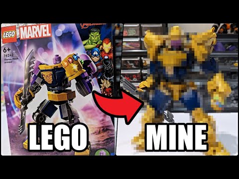 I gave Thanos's Mech Suit a makeover! Lego Marvel 76242