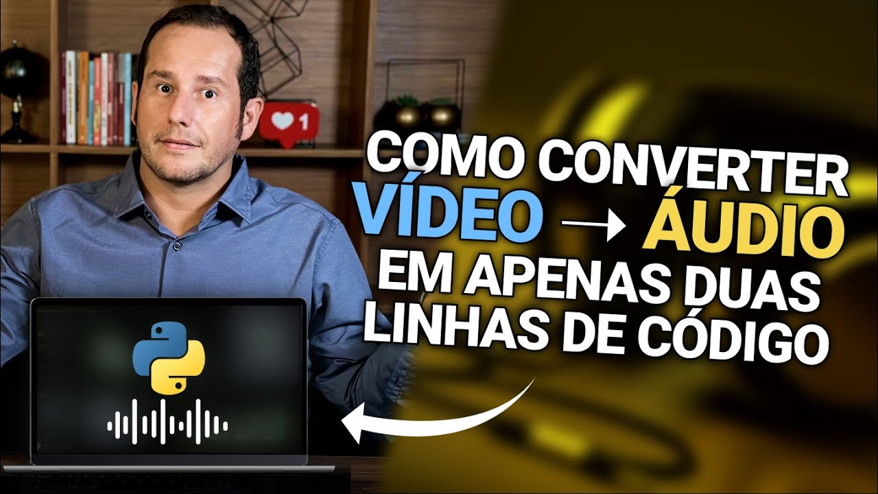 Como extrair áudio de um vídeo utilizando o Python