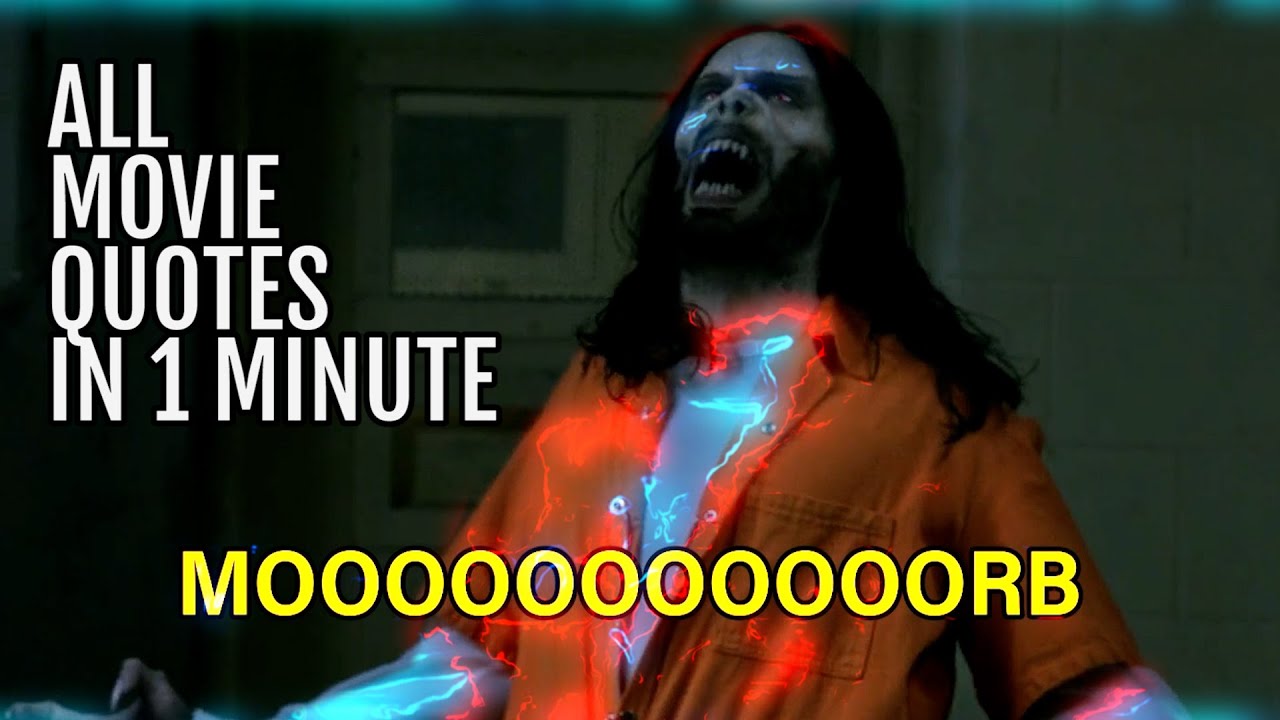 ALL MORBIUS Movie Quotes For People Who Didn't See It