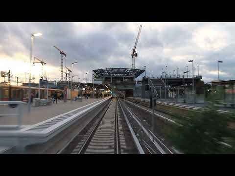 Großbaustelle Ostbahnhof-Ostkreuz Inbetriebnahme Teil I (S3-2) aus dem Führerstand S-Bahn Berlin
