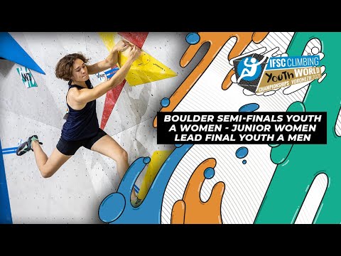 🇬🇧 IFSC Youth World Championships Voronezh 2021 || Women's Boulder semi-finals, Men's Lead final