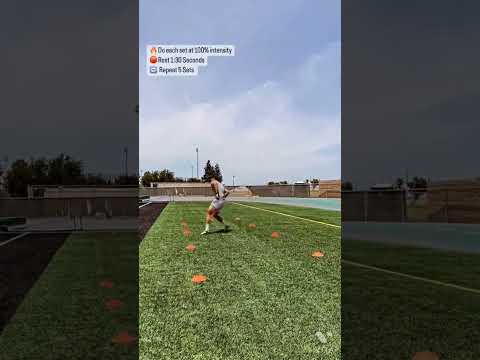 Agility "Zig-Zag "Drill.