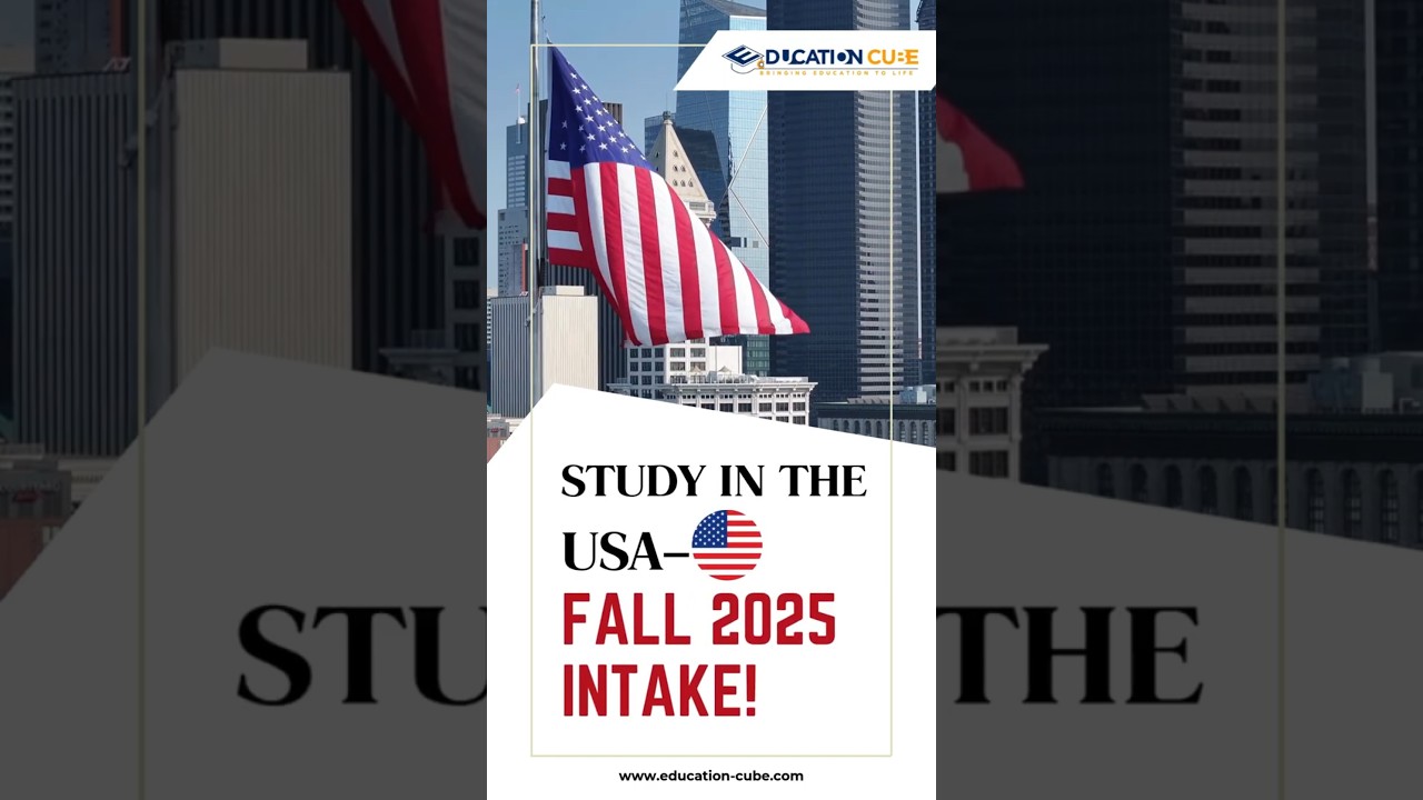 Study in the USA – Fall 2025 Intake is Now Open!