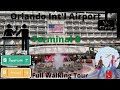 Orlando Int L Airport MCO Terminal B Inside Full Walking Tour Departures Arrivals And Rent Car
