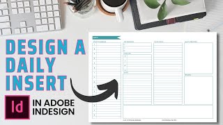 EASY DAILY PLANNER INSERT DESIGN IDEA TUTORIAL