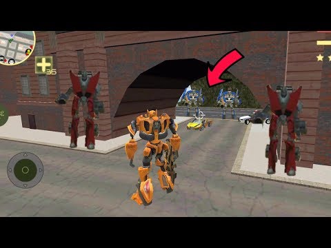 Rise Of Steel || Yellow Robot Fight on City Get || Helicopter Destroy City Get - Android Gameplay HD