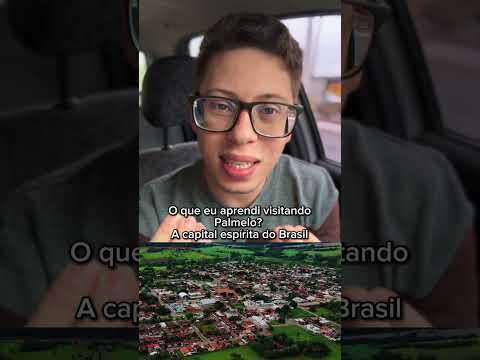 ✨Você já tinha ouvido falar que ela é conhecida como a Capital Espírita do Brasil?  #Palmelo #Goiás